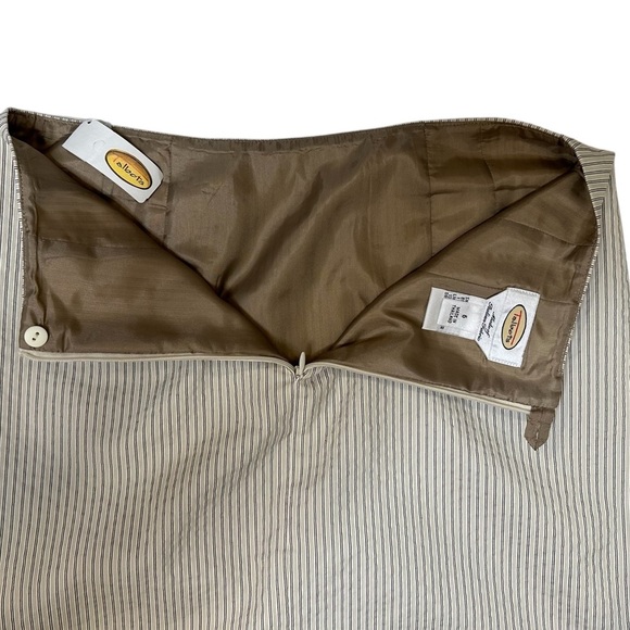 Talbots | NWT Women’s Vertical Stripe Pencil Skirt - Size 6 - Picture 4 of 10